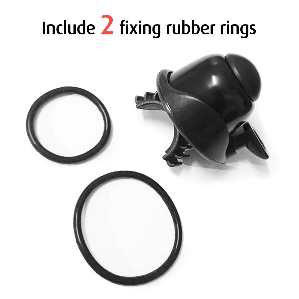 Bezpečnostný zvonček na elektrokolobežky – čierny