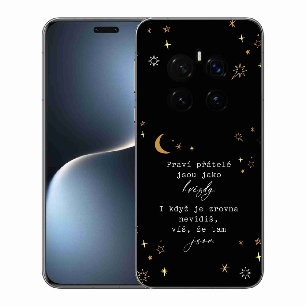 Gélový kryt mmCase na Honor Magic 7 Pro 5G - citát 6 čierne pozadie