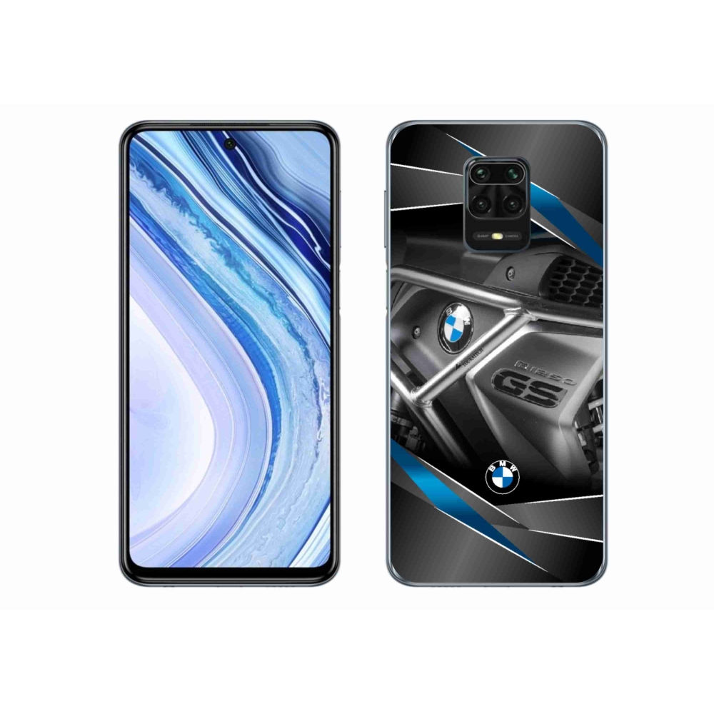 Gélový kryt mmCase na Xiaomi Redmi Note 9S - motorka bmw