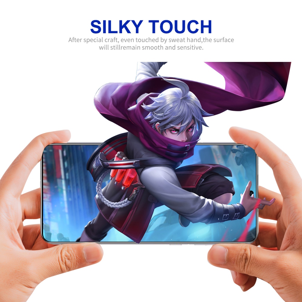 ENK 9H celoplošné tvrdené sklo na Xiaomi Poco F7 5G s aplikačným rámčekom
