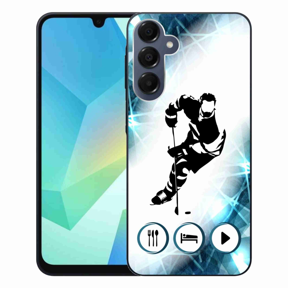 Gélový kryt mmCase na Samsung Galaxy A16 4G/5G - hokej 1