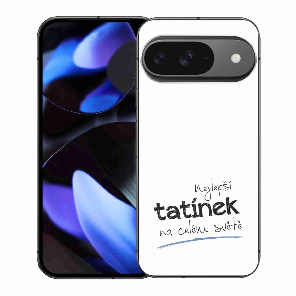 Gélový kryt mmCase na Google Pixel 9/9 Pro - najlepší otecko 4 biele pozadie
