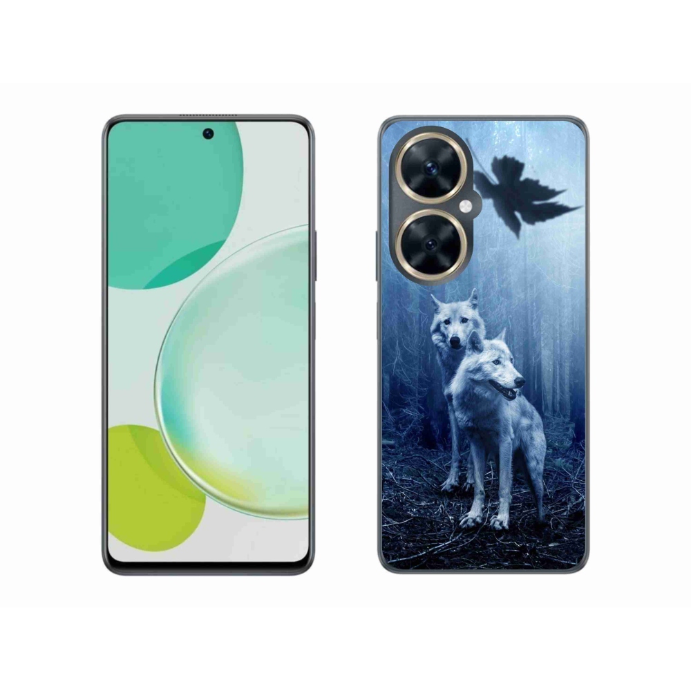 Gélový kryt mmCase na Huawei Nova 11i - vlci v lese