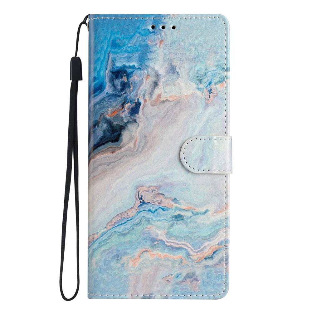 Unique knižkové púzdro na Samsung Galaxy A06 4G - modrý mramor