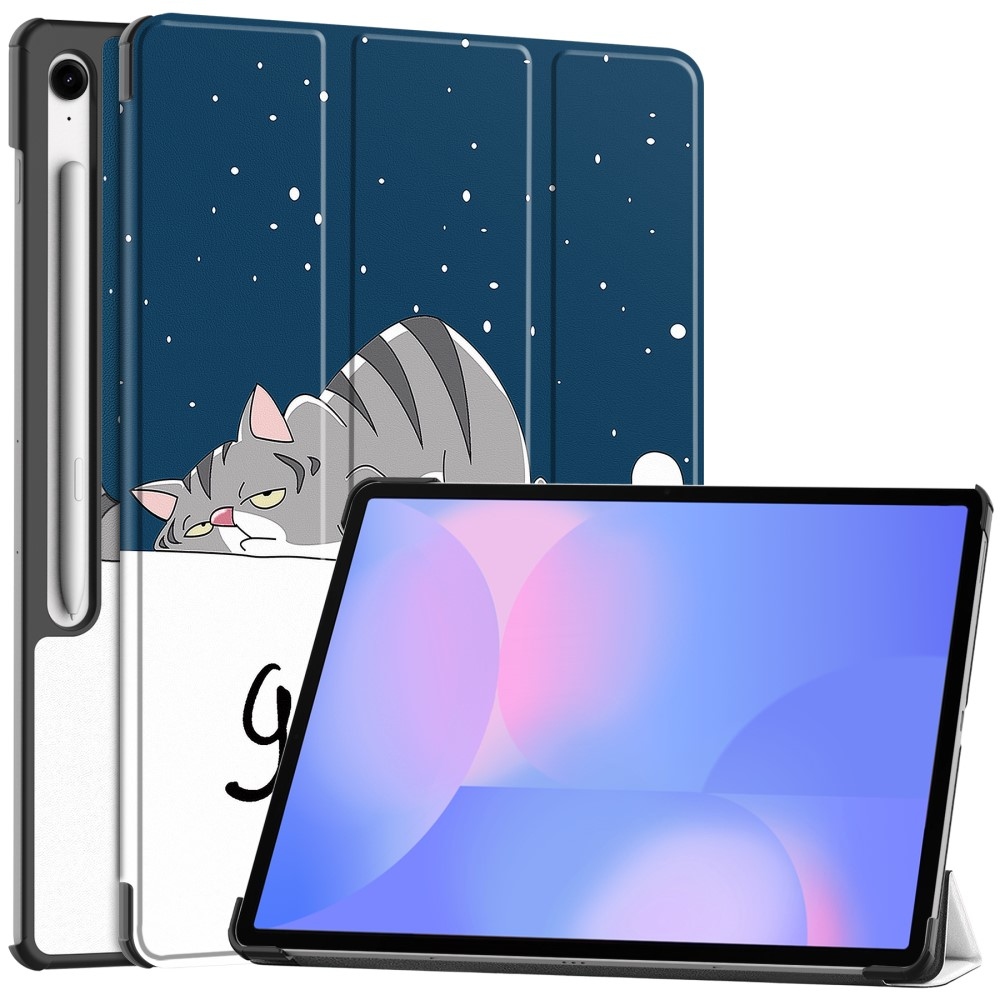 Patte chytré zatváracie púzdro na Samsung Galaxy Tab S10 FE+ - mačka