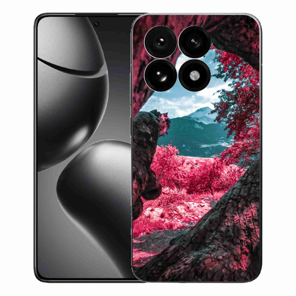 Gélový kryt mmCase na Xiaomi 15T - výhľad na hory