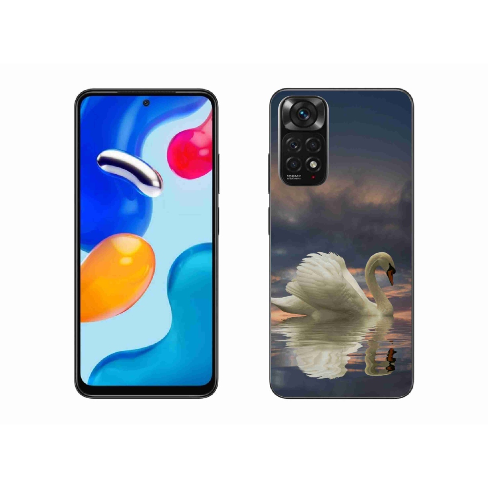 Gélový kryt mmCase na Xiaomi Redmi Note 11 4G - labuť
