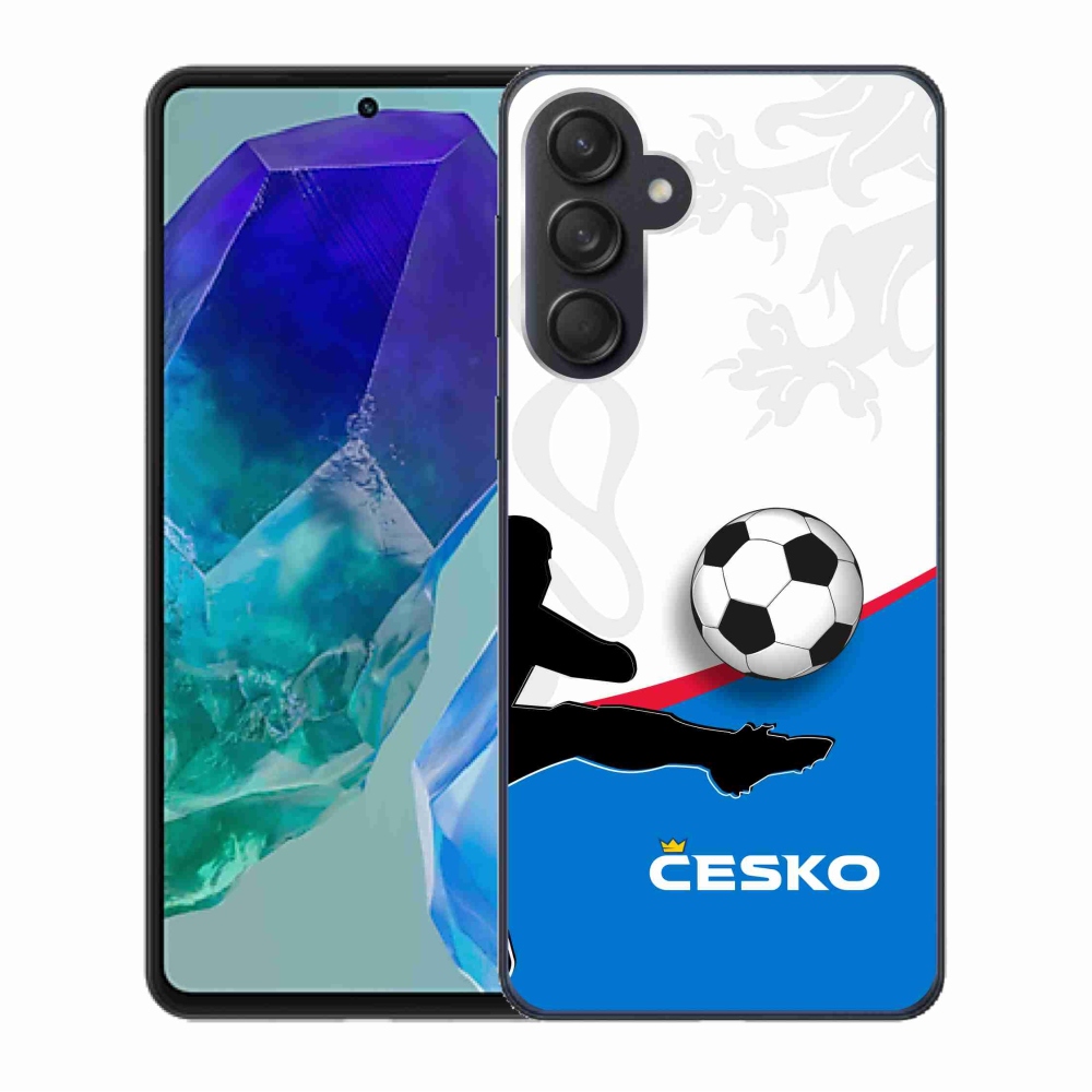 Gélový kryt mmCase na Samsung Galaxy M55 5G - futbal Česko 3