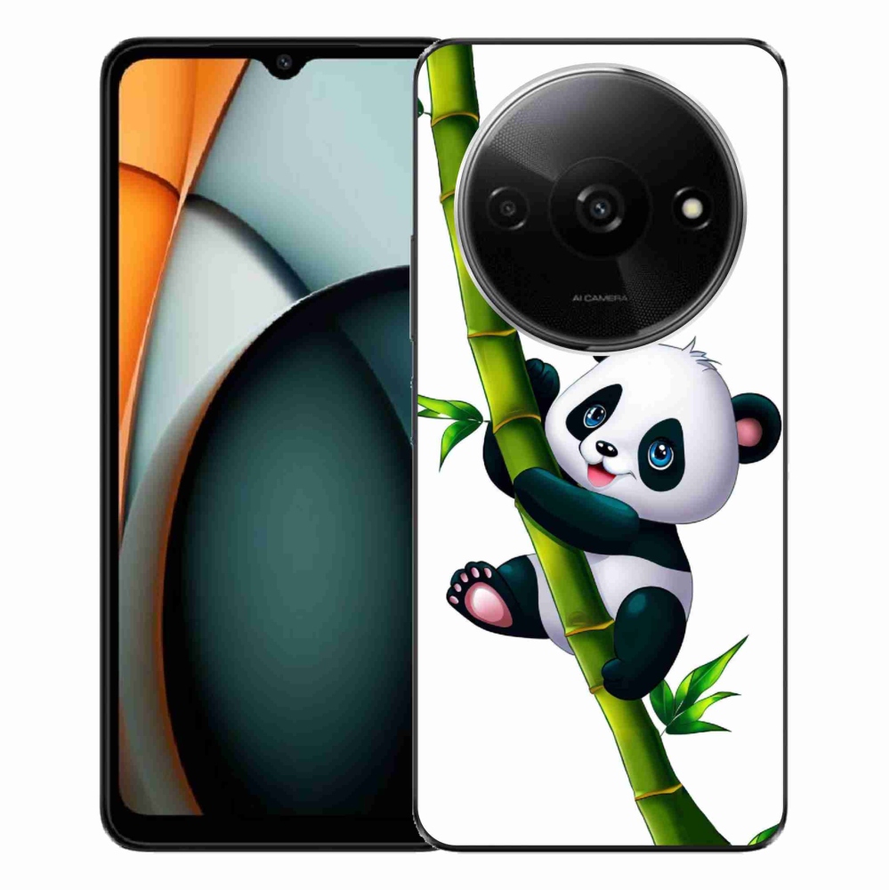 Gélový kryt mmCase na Xiaomi Redmi A3 - panda na bambuse
