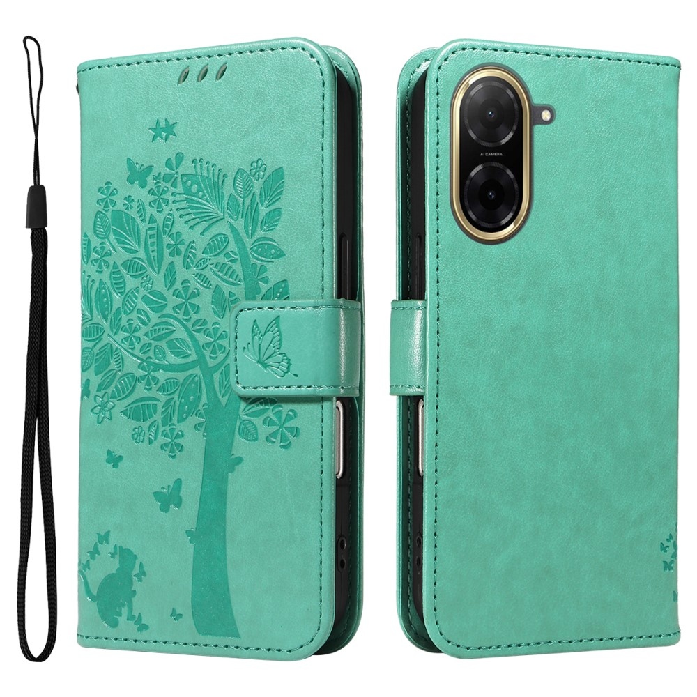 Trees knižkové puzdro na Xiaomi Redmi A5 (173.45x79.35x8.45mm) - modrozelené