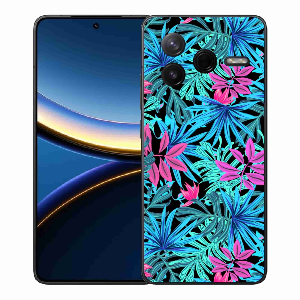 Gélový kryt mmCase na Xiaomi Poco F7 Pro - kvety 3