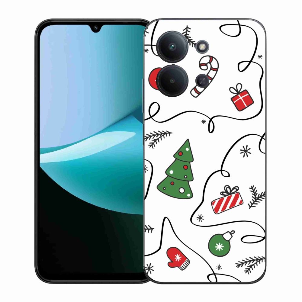 Gélový kryt mmCase na Xiaomi Redmi 15C 4G (171mm)/Poco C85 4G (171mm) - vianočné motívy