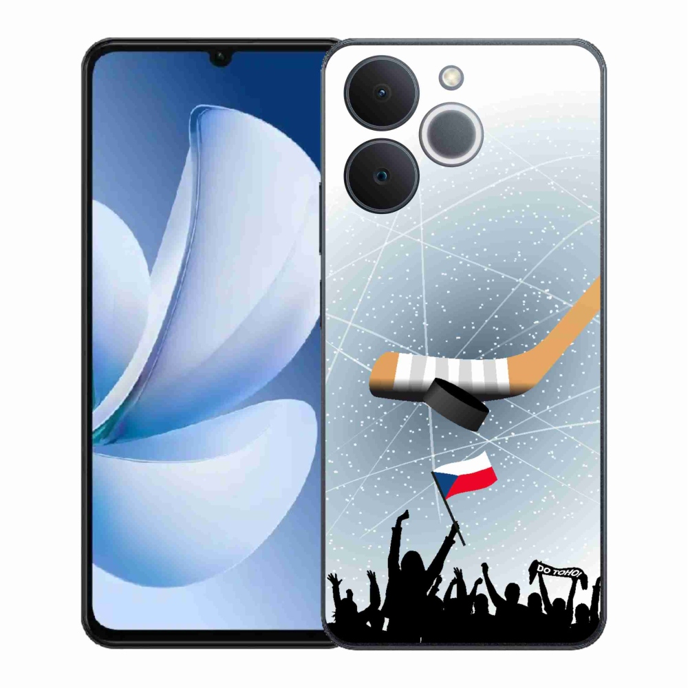 Gélový kryt mmCase na Realme Note 70T - fanúšikovia hokeja