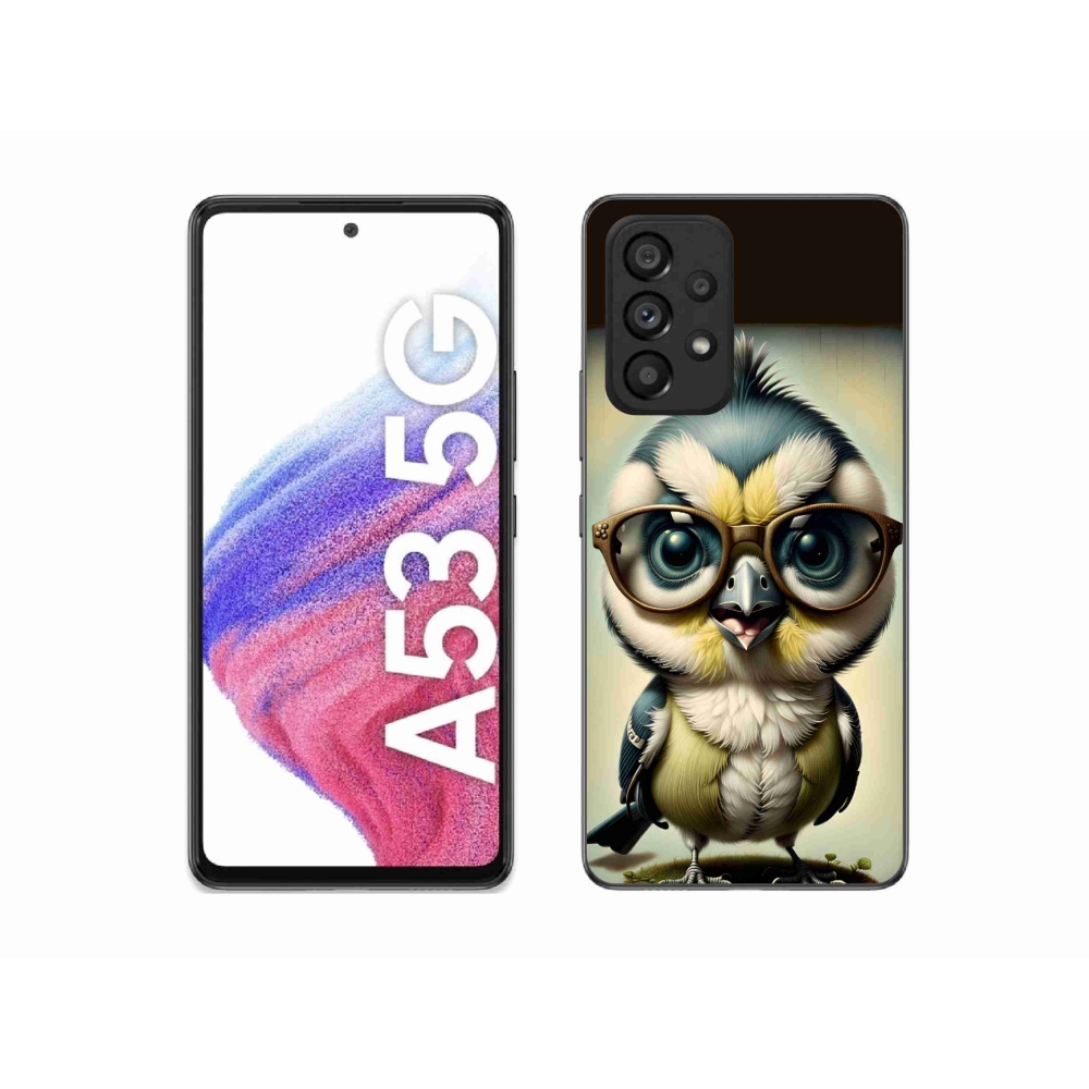 Gélový kryt mmCase na Samsung Galaxy A53 5G - mláďa s okuliarmi