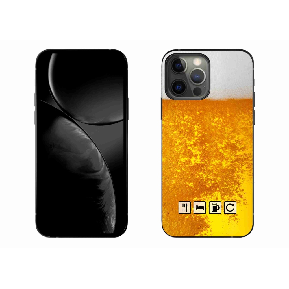 Gélový kryt mmCase na iPhone 13 Pro Max 6.7 - pivný motív 3