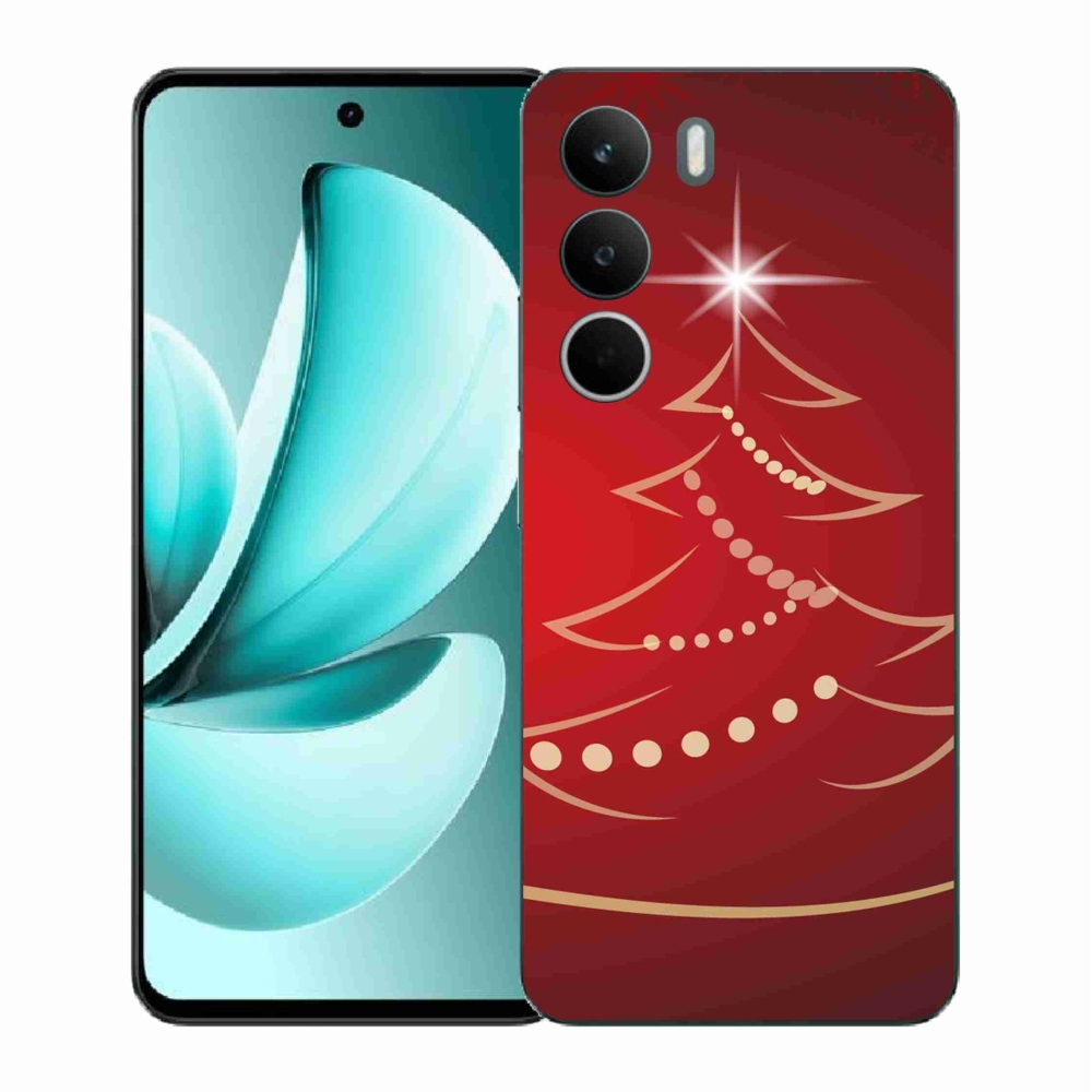 Gélový kryt mmCase na Realme C71 - kreslený vianočný stromček