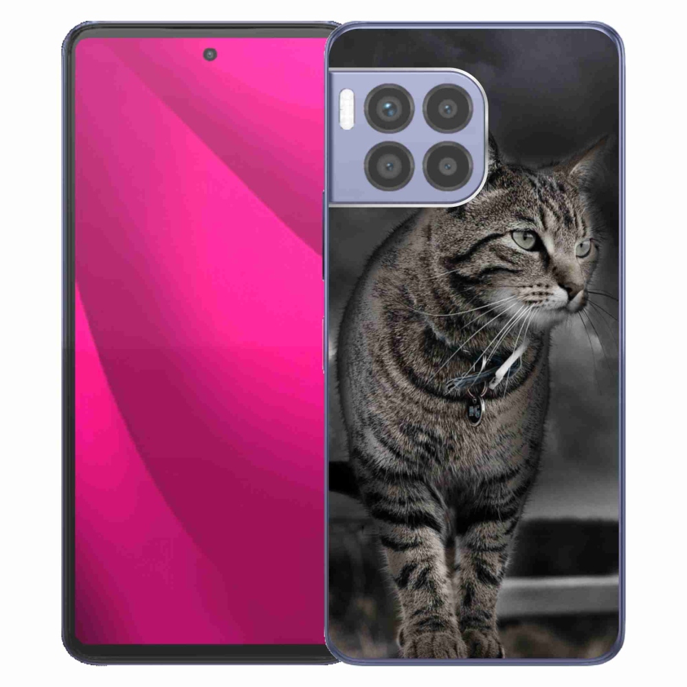 Gélový kryt mmCase na T-Mobile T Phone 2 Pro - mačka