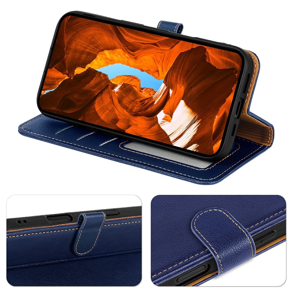 Clasp knižkové púzdro na Xiaomi Redmi 15 5G - modré