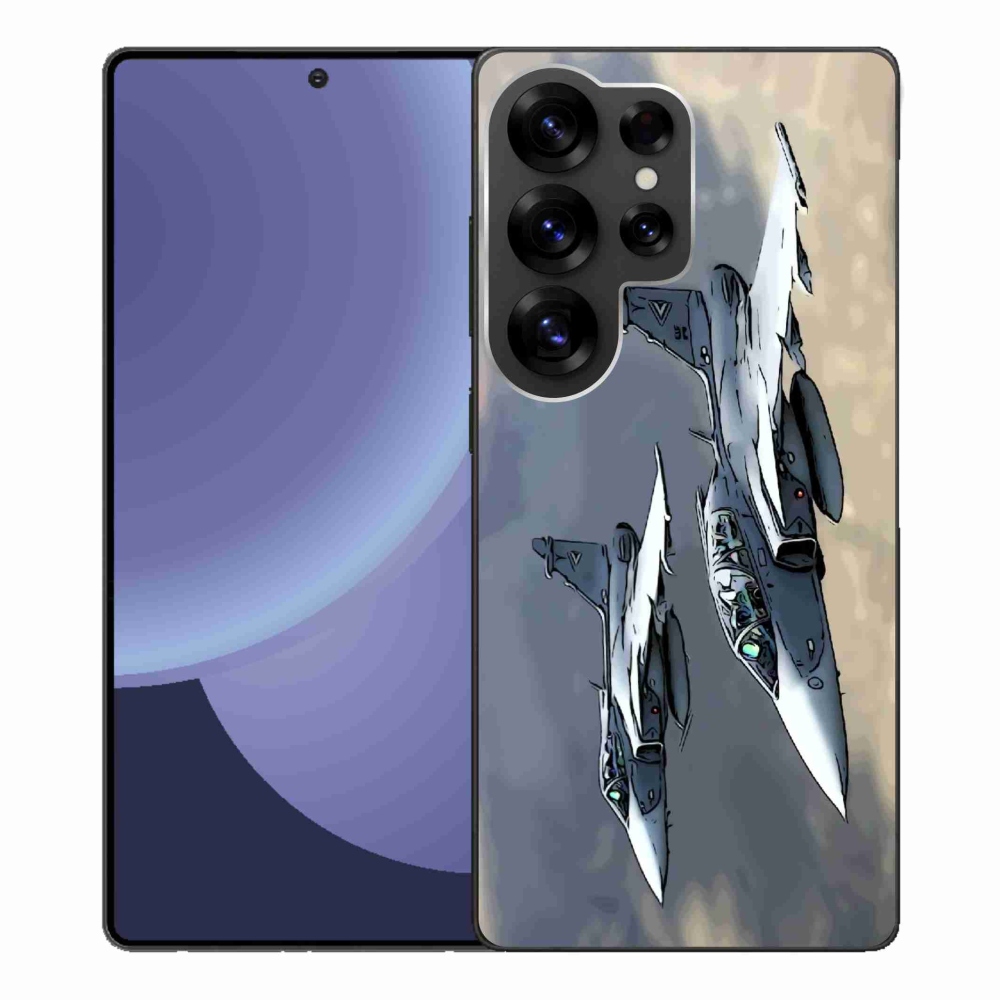 Gélový kryt mmCase na Samsung Galaxy S25 Ultra - stíhačky