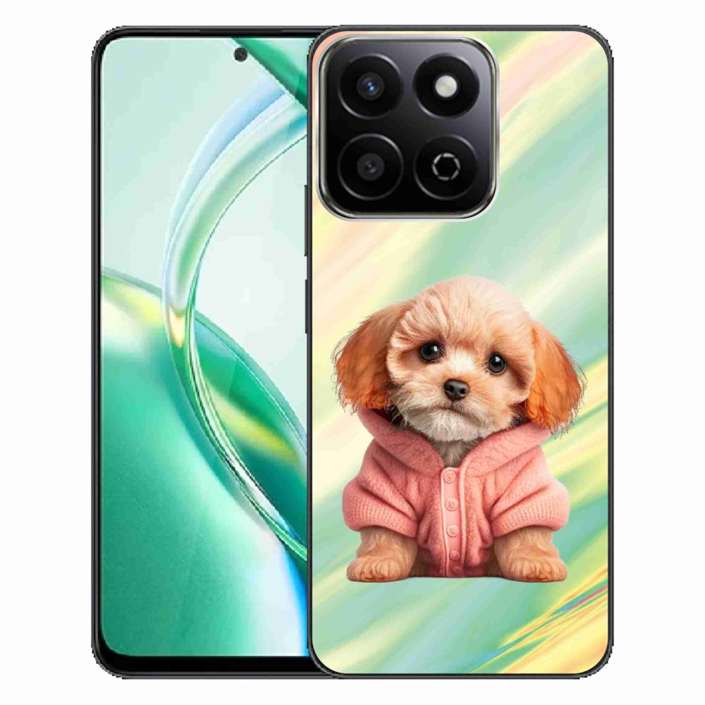 Gélový kryt mmCase na Honor 200 Smart 5G - šteňa vo svetri