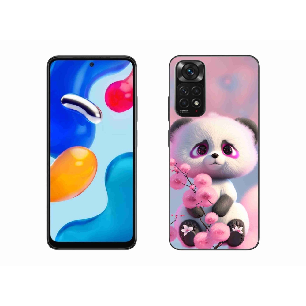 Gélový kryt mmCase na Xiaomi Redmi Note 11 4G - roztomilá panda 1