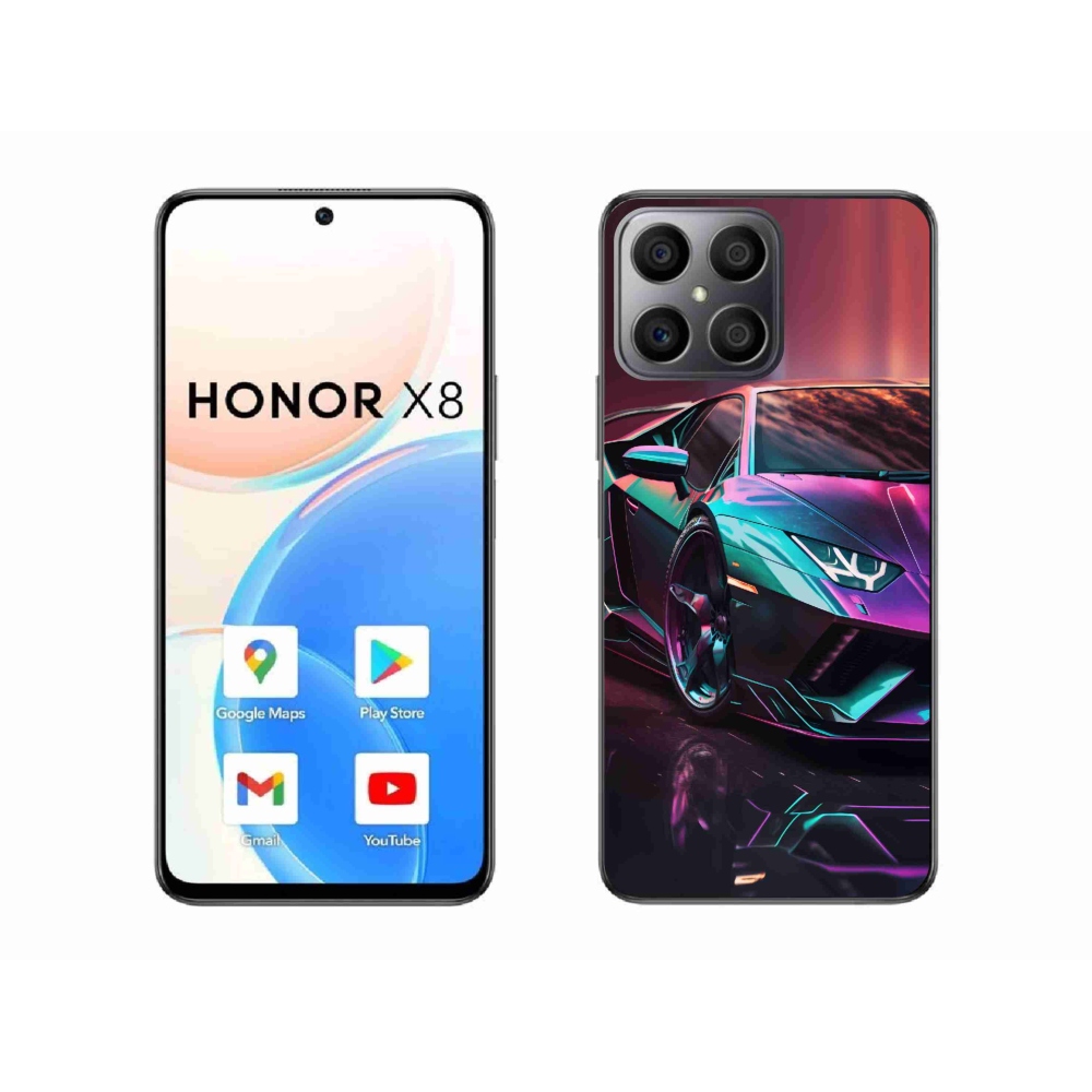 Gélový kryt mmCase na Honor X8 - auto 8