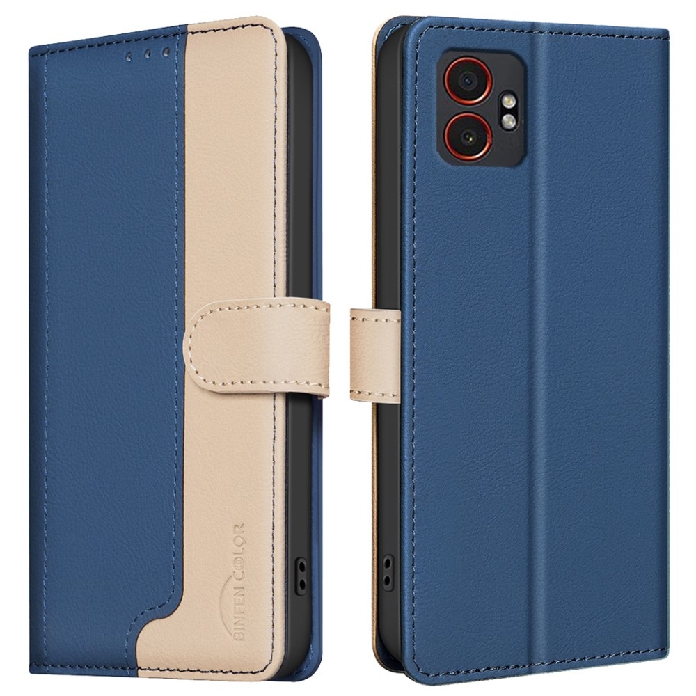 BNF DUO knižkové púzdro na Samsung Galaxy Xcover 7 Pro - modré