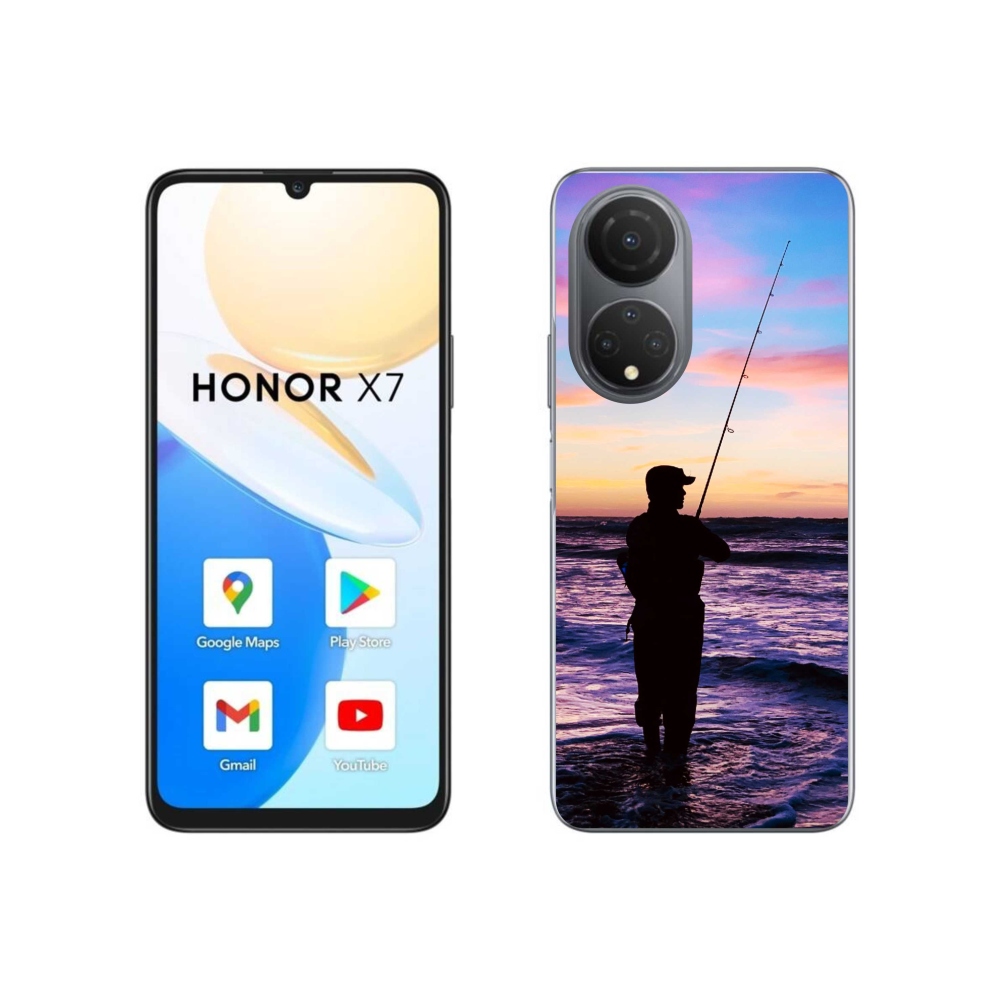 Gélový kryt mmCase na Honor X7 - rybárčenie 1