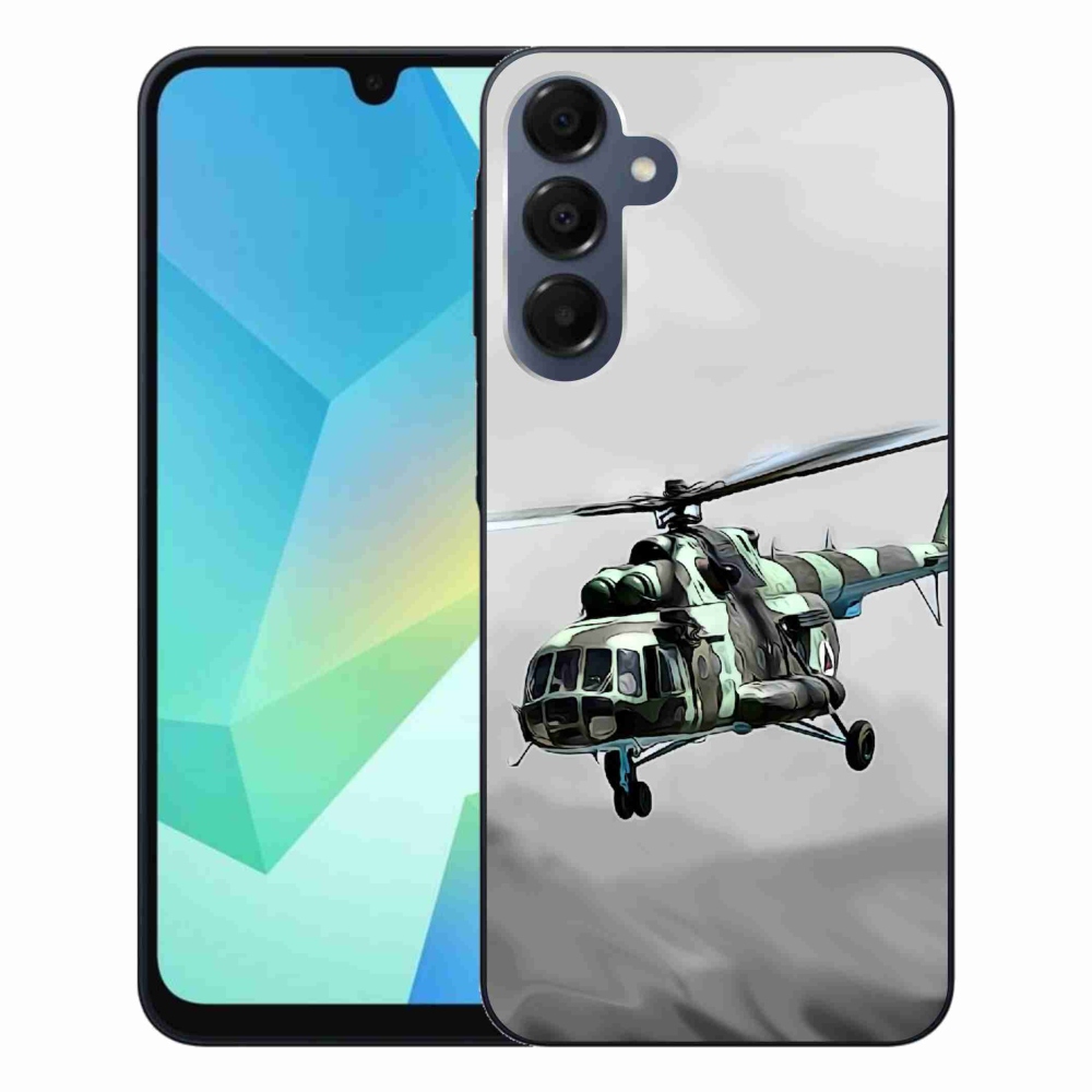 Gélový kryt mmCase na Samsung Galaxy A16 4G/5G - vojenský vrtuľník