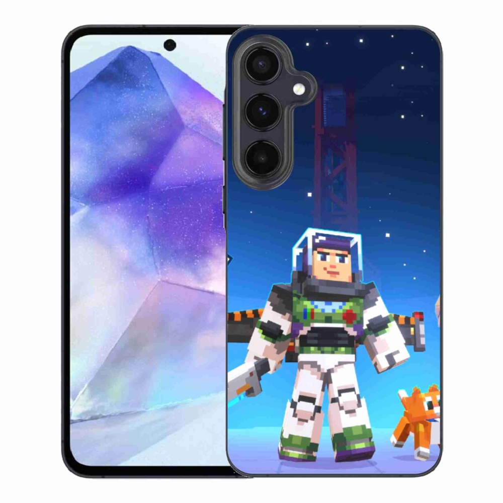 Gélový kryt mmCase na Samsung Galaxy A55 5G - minecraft 2