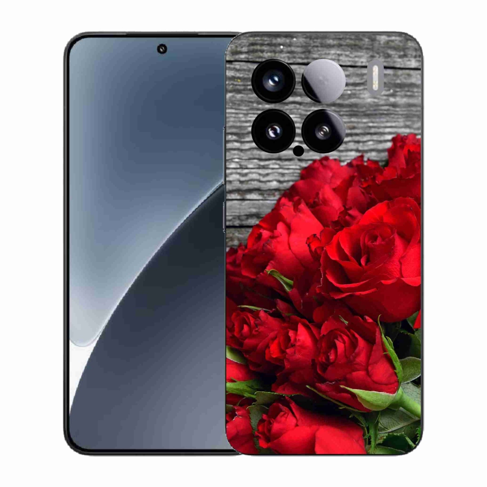 Gélový kryt mmCase na Xiaomi 15 - červené ruže