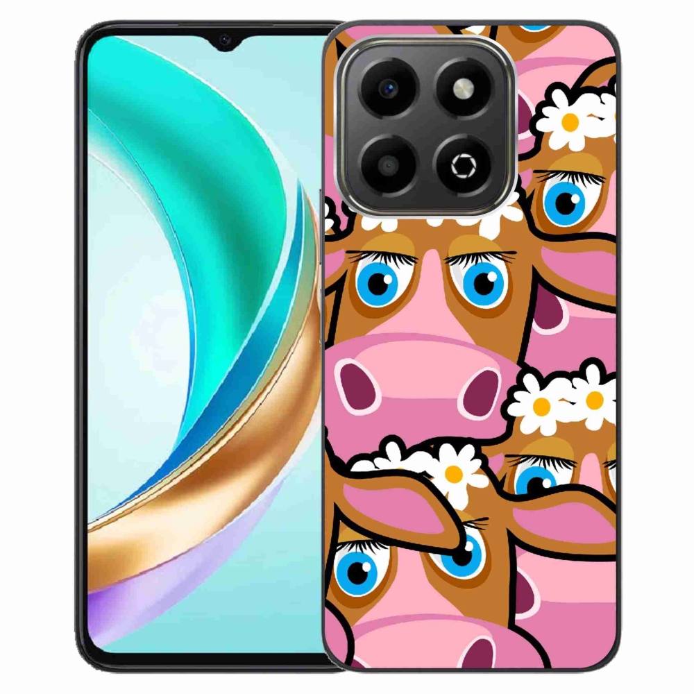 Gélový kryt mmCase na Honor X6b - kreslené kravičky