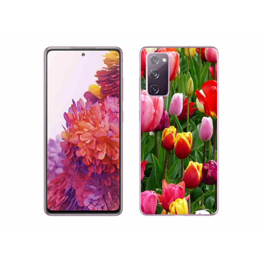 Gélový kryt mmCase na Samsung Galaxy S20 FE - tulipány