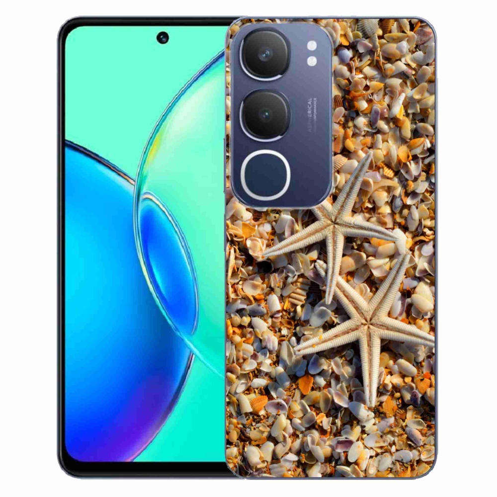 Gélový kryt mmCase na Vivo Y19s - morské hviezdice