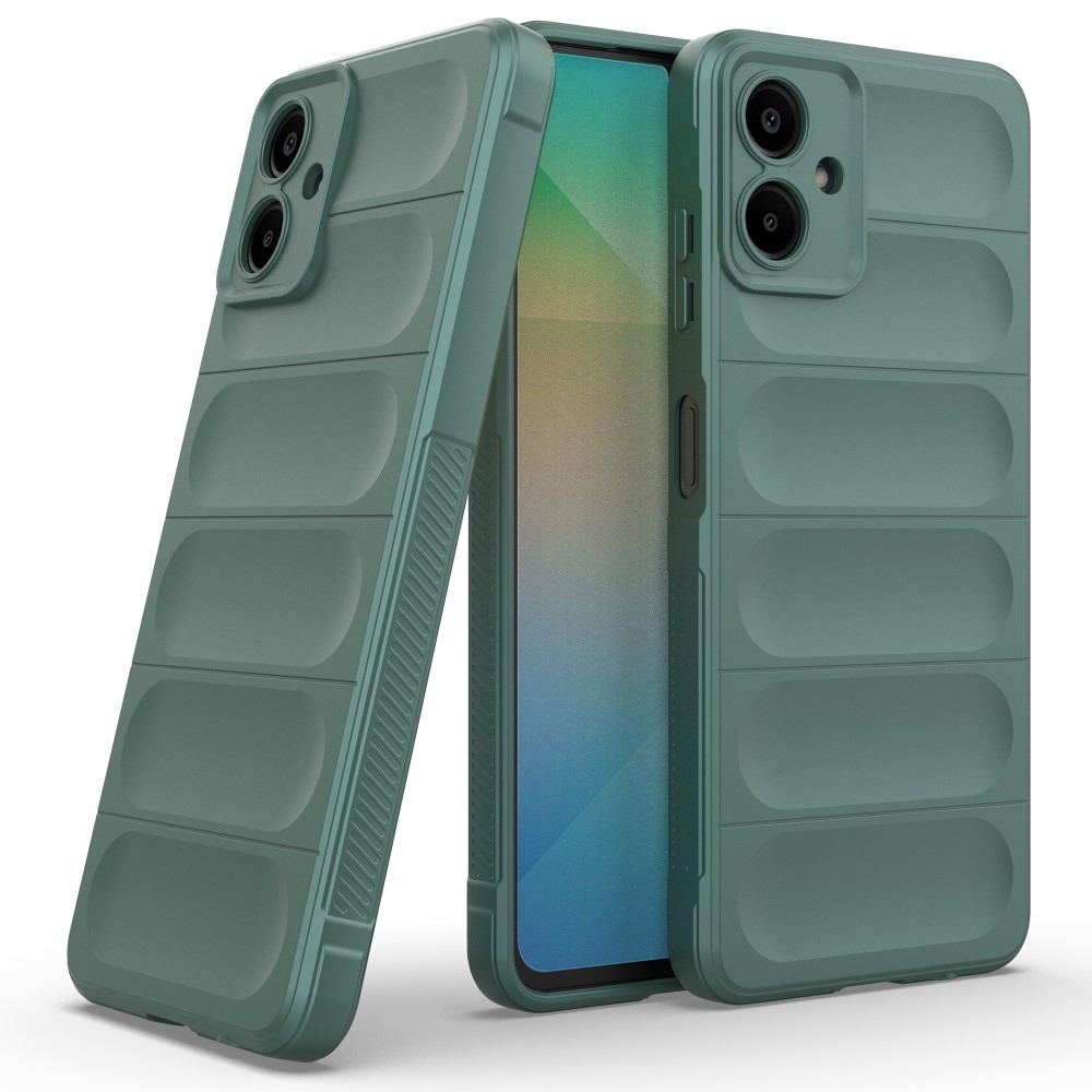 Rugg odolný gélový obal na Samsung Galaxy A06 4G - zelený