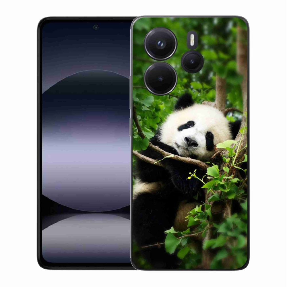 Gélový kryt mmCase na Xiaomi Redmi Note 14 - panda