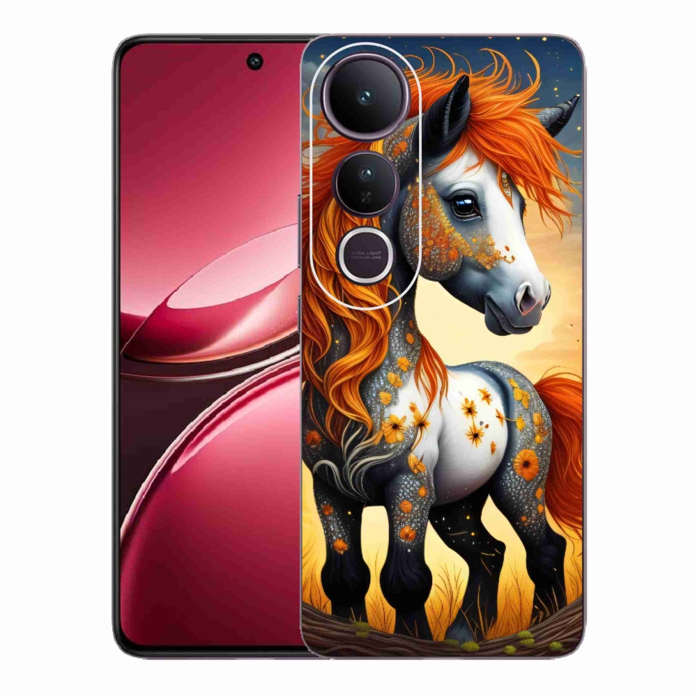Gélový kryt mmCase na Vivo V50 Lite 4G/5G - farebný poník