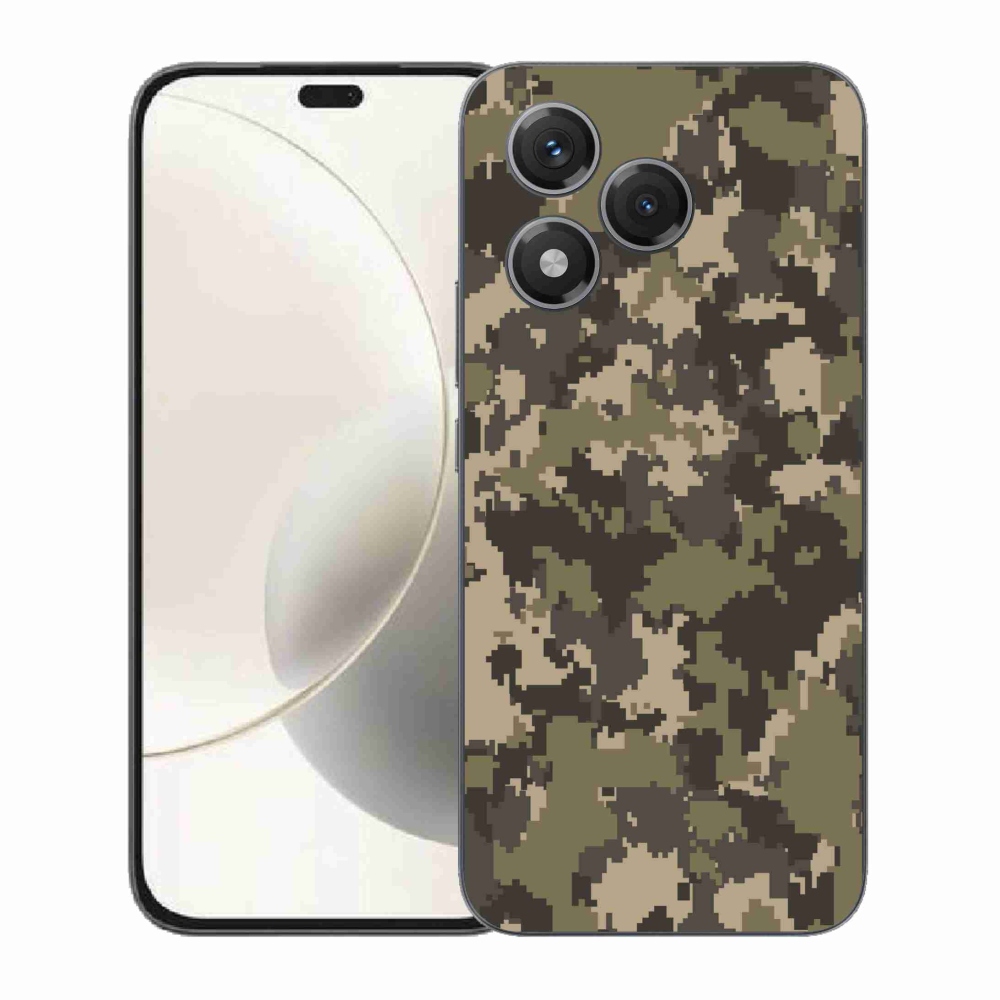 Gélový kryt mmCase na Honor 400 Lite - maskáčový vzor 12