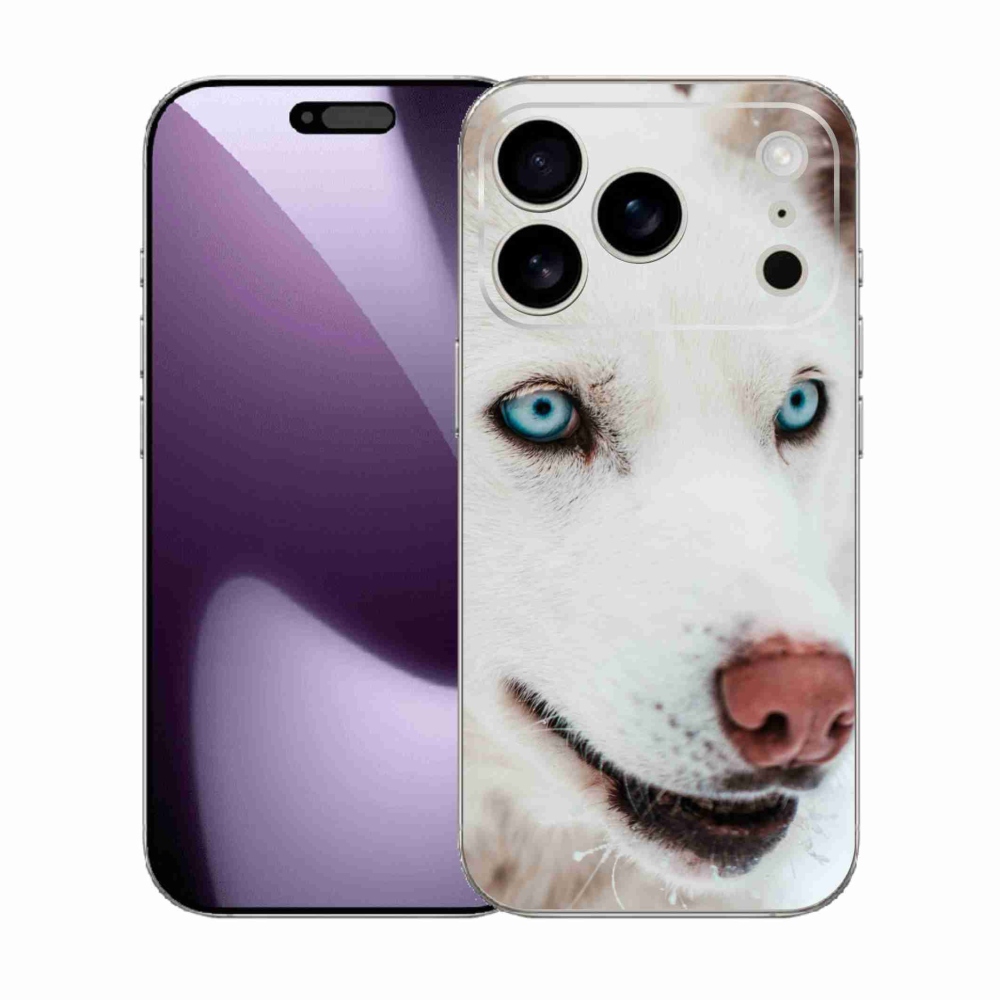 Gélový kryt mmCase na iPhone 17 Pro - psí pohľad