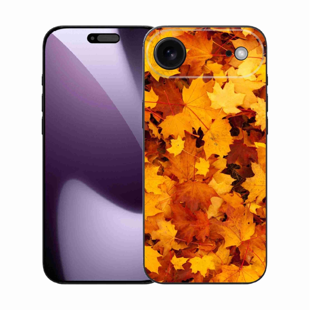 Gélový kryt mmCase na iPhone 17 Air - javorové listy