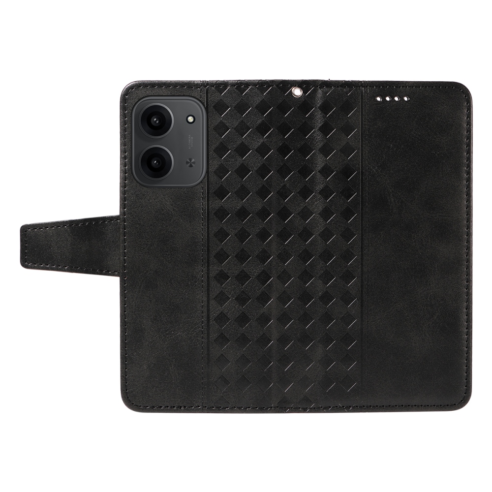 Grids knižkové púzdro na Xiaomi Redmi 15C 4G/5G (173mm) - čierne