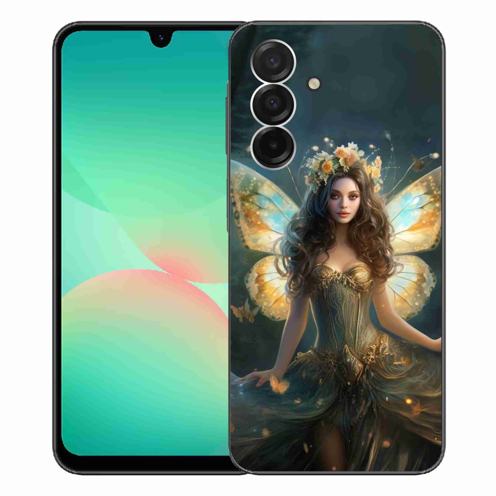 Gélový kryt mmCase na Samsung Galaxy A26 5G - motýlia žena
