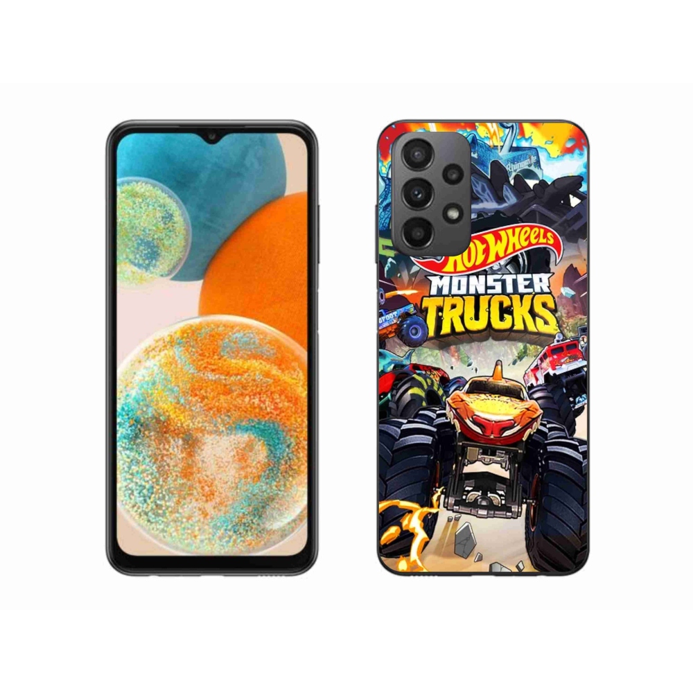 Gélový kryt mmCase na Samsung Galaxy A23 4G/5G - hot wheels 2