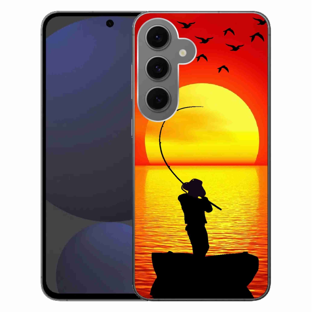 Gélový kryt mmCase na Samsung Galaxy S24 FE - rybárčenie