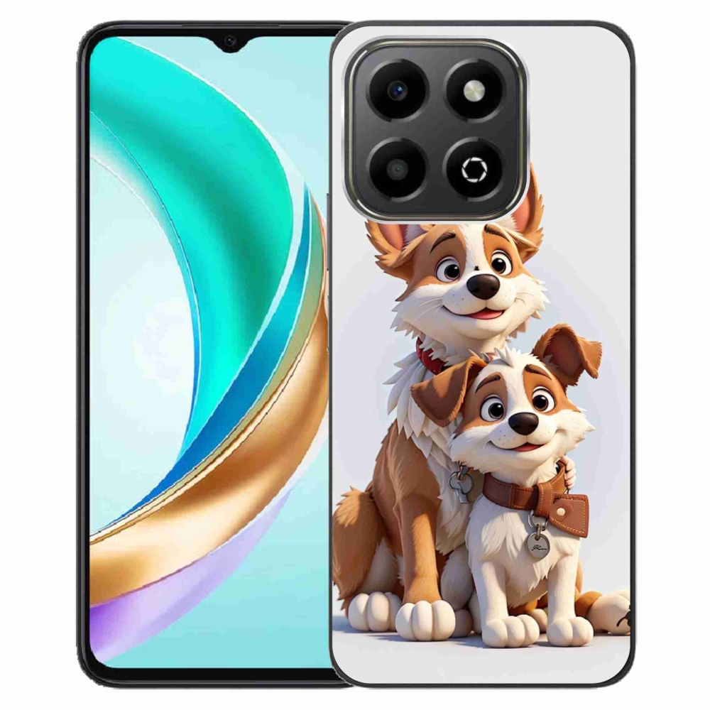 Gélový kryt mmCase na Honor X6b - kreslenie psy