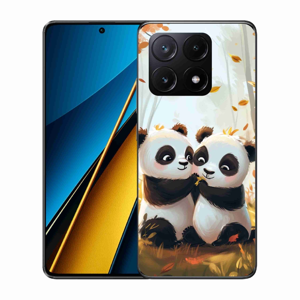 Gélový kryt mmCase na Xiaomi Poco X6 Pro 5G - pandy