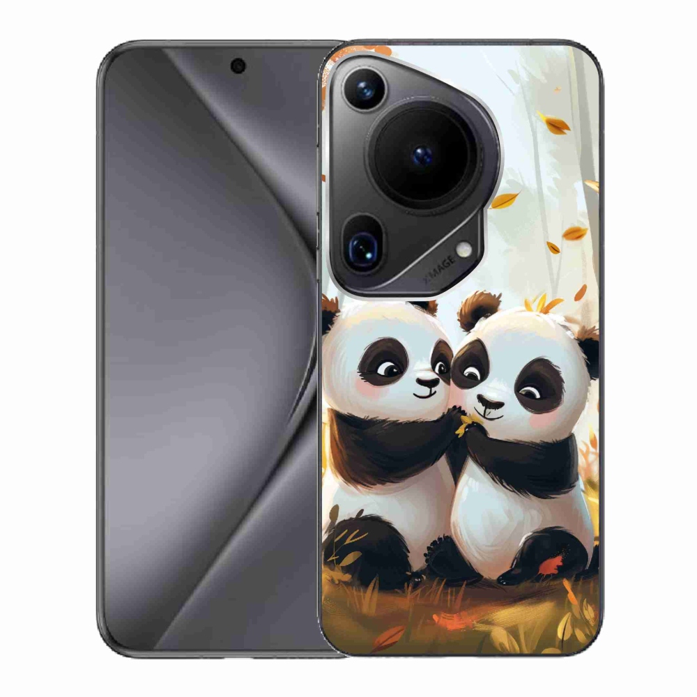 Gélový kryt mmCase na Huawei Pura 70 Ultra - pandy