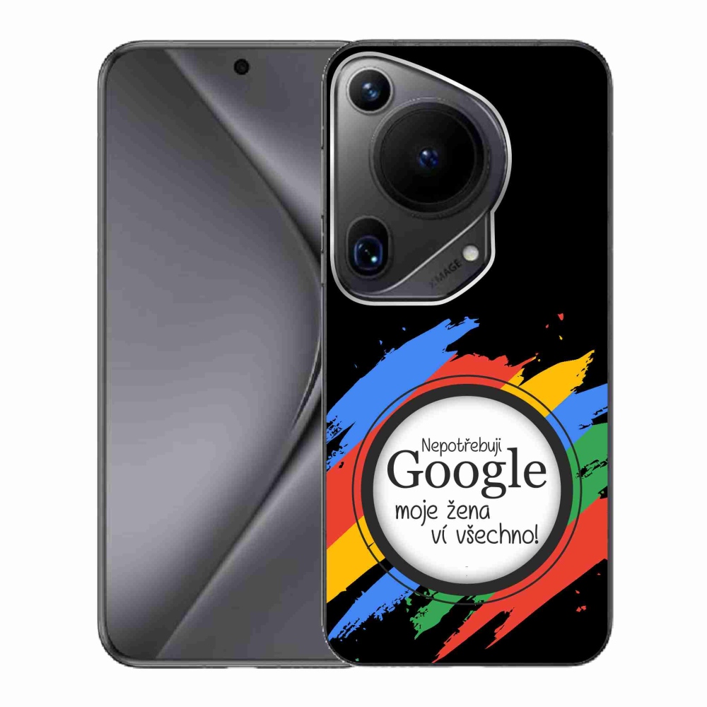 Gélový kryt mmCase na Huawei Pura 70 Ultra - žena vie všetko čierne pozadie