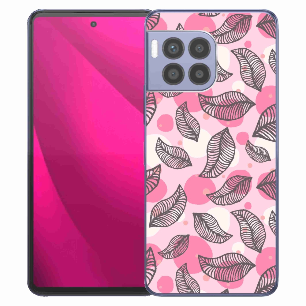 Gélový kryt mmCase na T-Mobile T Phone 2 Pro - kreslené padajúce listy