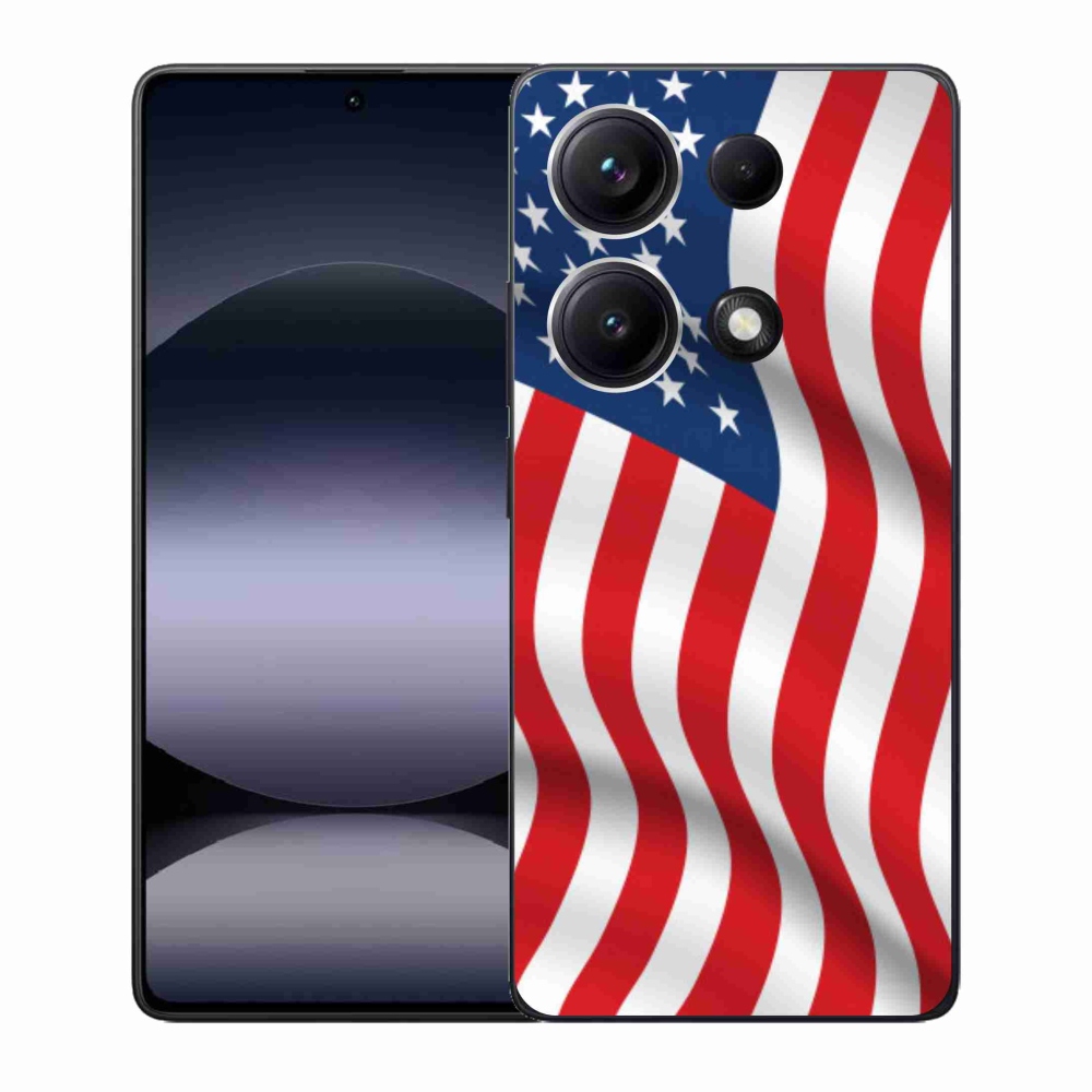 Gélový kryt mmCase na Xiaomi Redmi Note 14S - USA vlajka